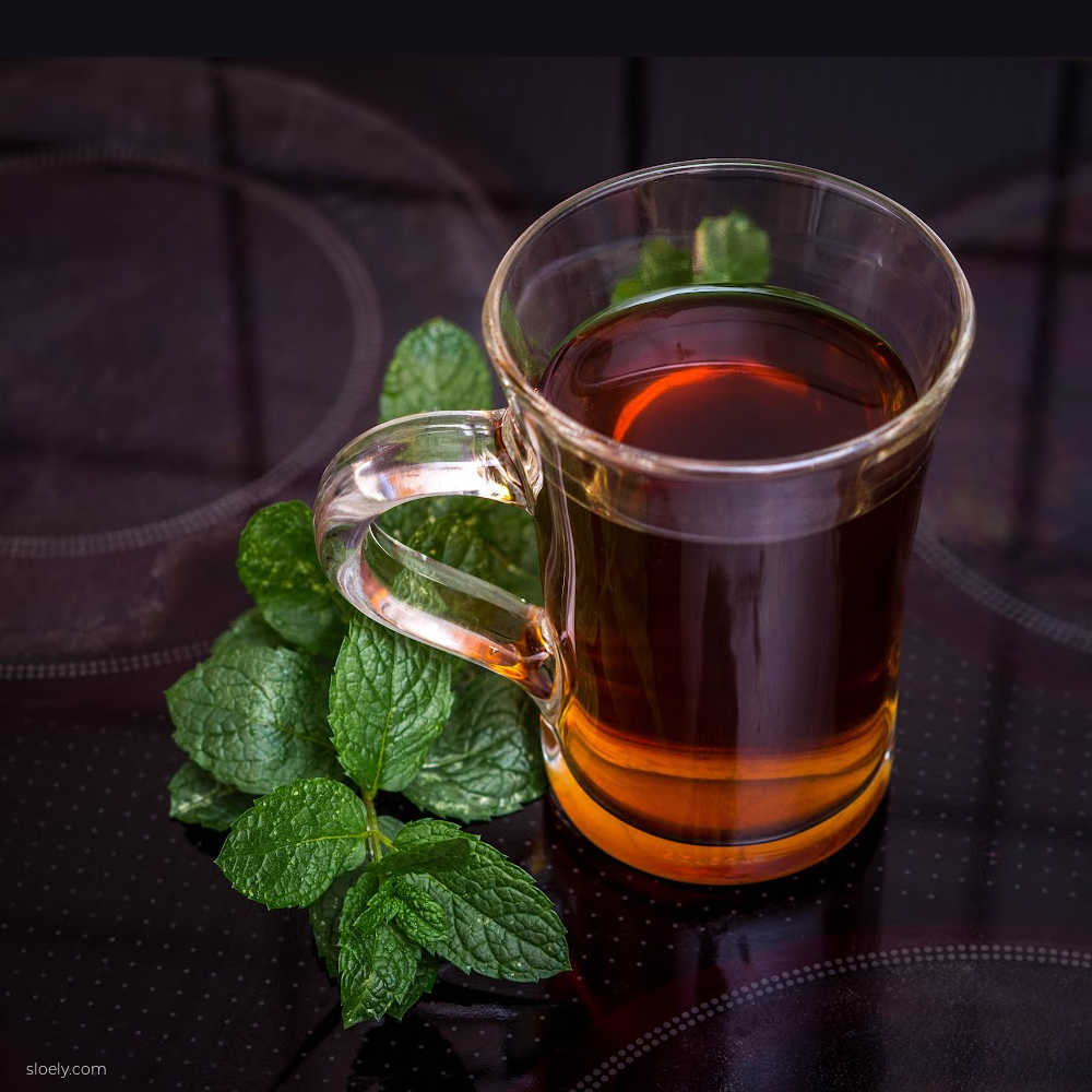 Mint Herbal Tea For Headache Relief