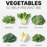 Infographic of Low FODMAP Vegetables