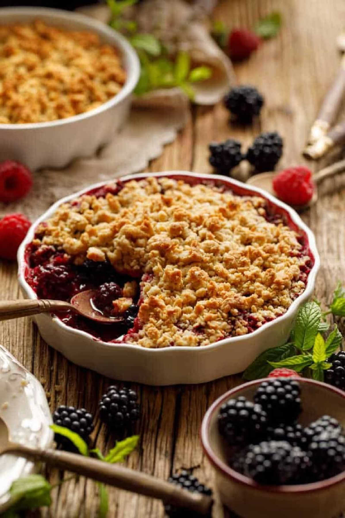 Keto Blackberry Cobbler