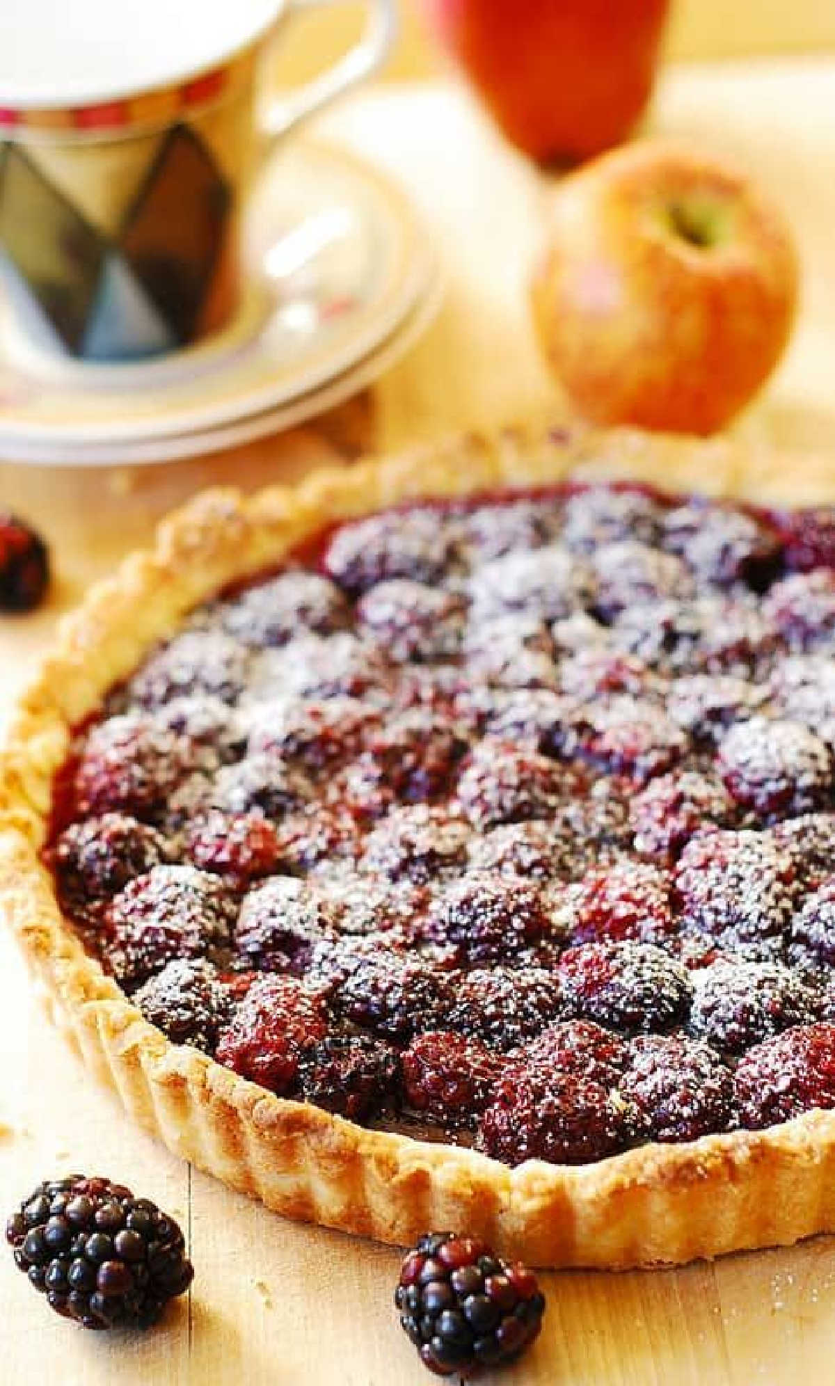 Blackberry tart recipe.