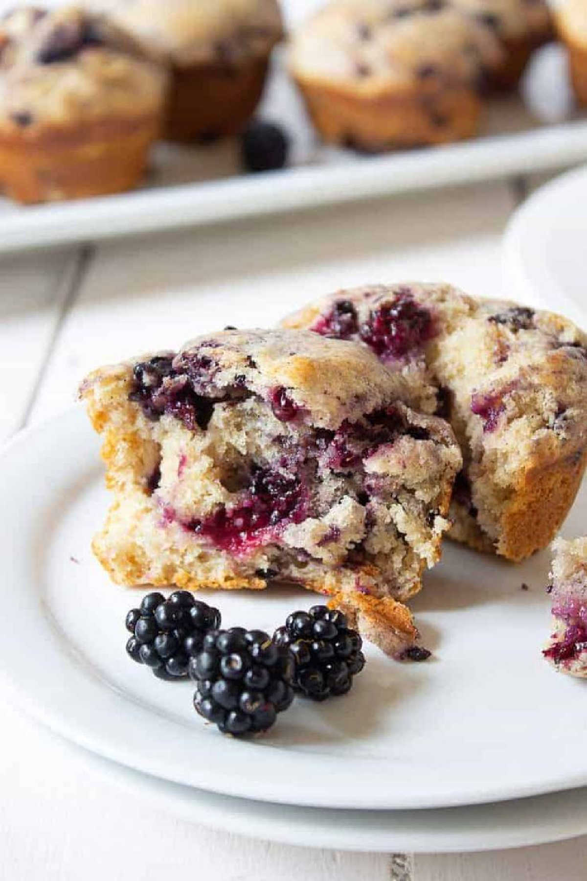 Blackberry muffins