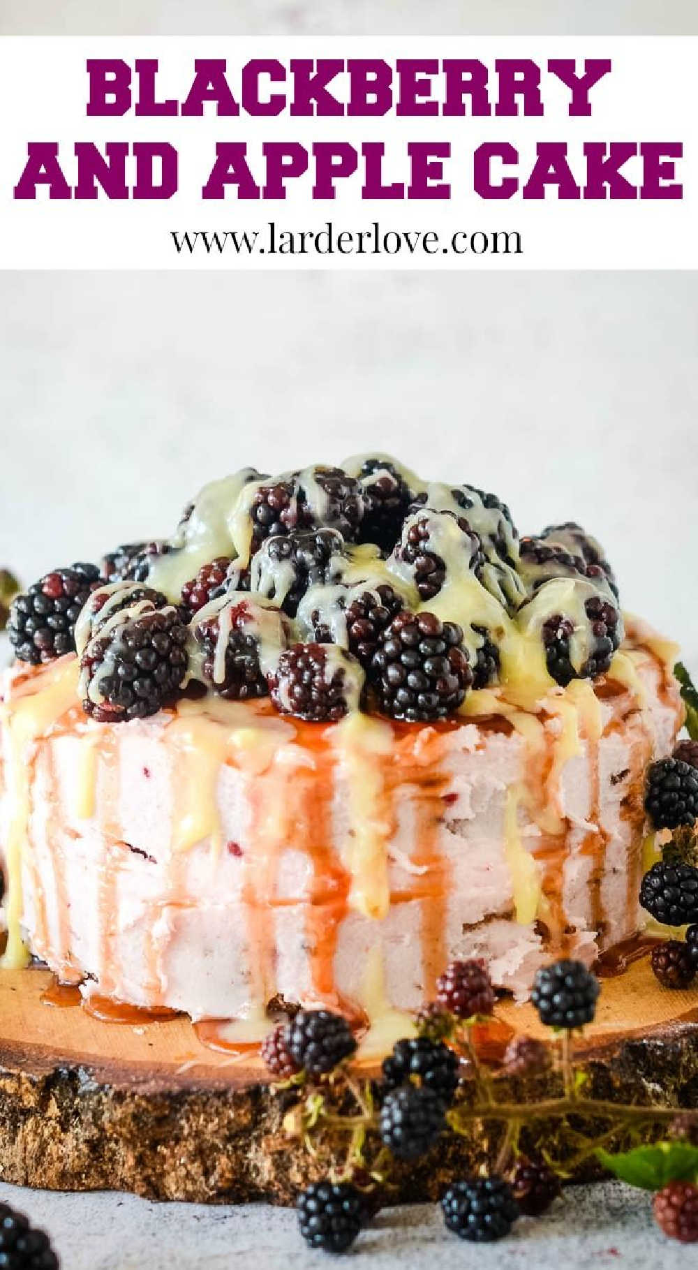 Blackberry & Apple Cake