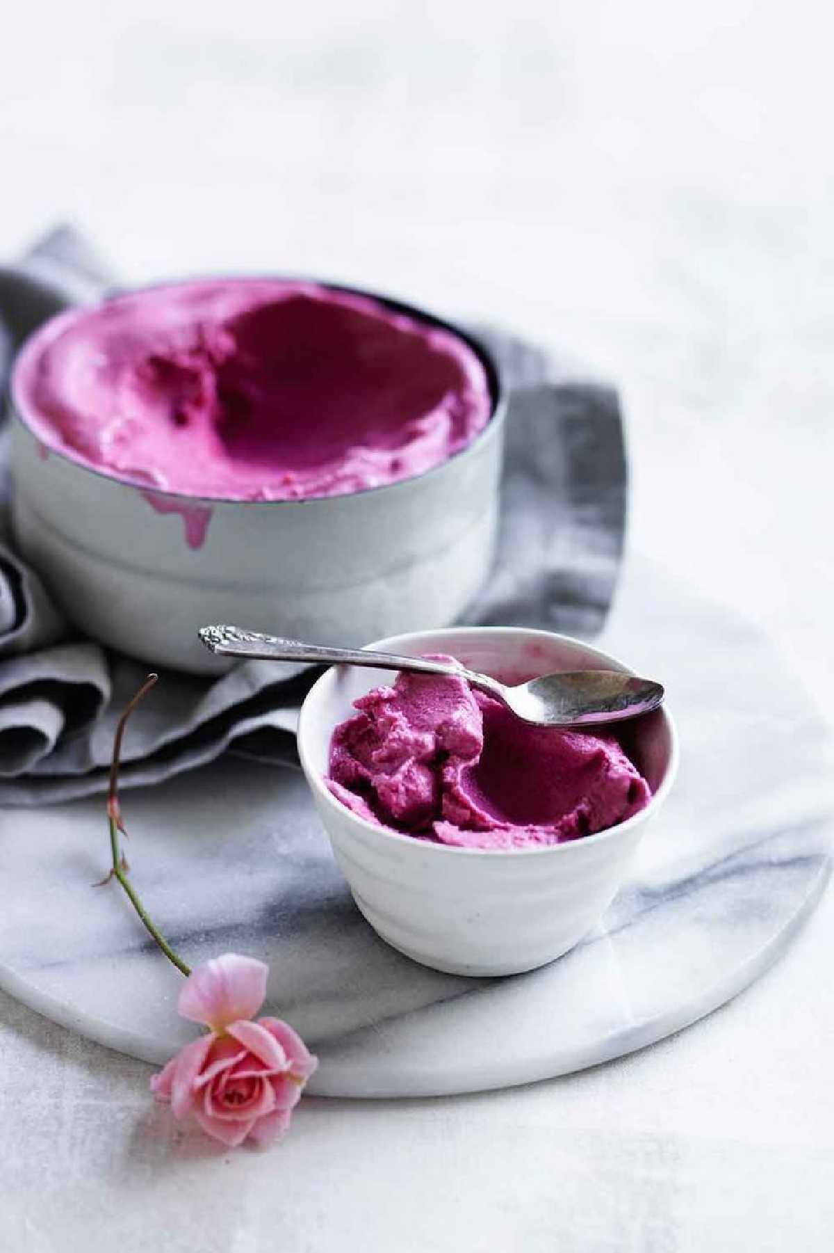 Blackberry Frozen Yoghurt