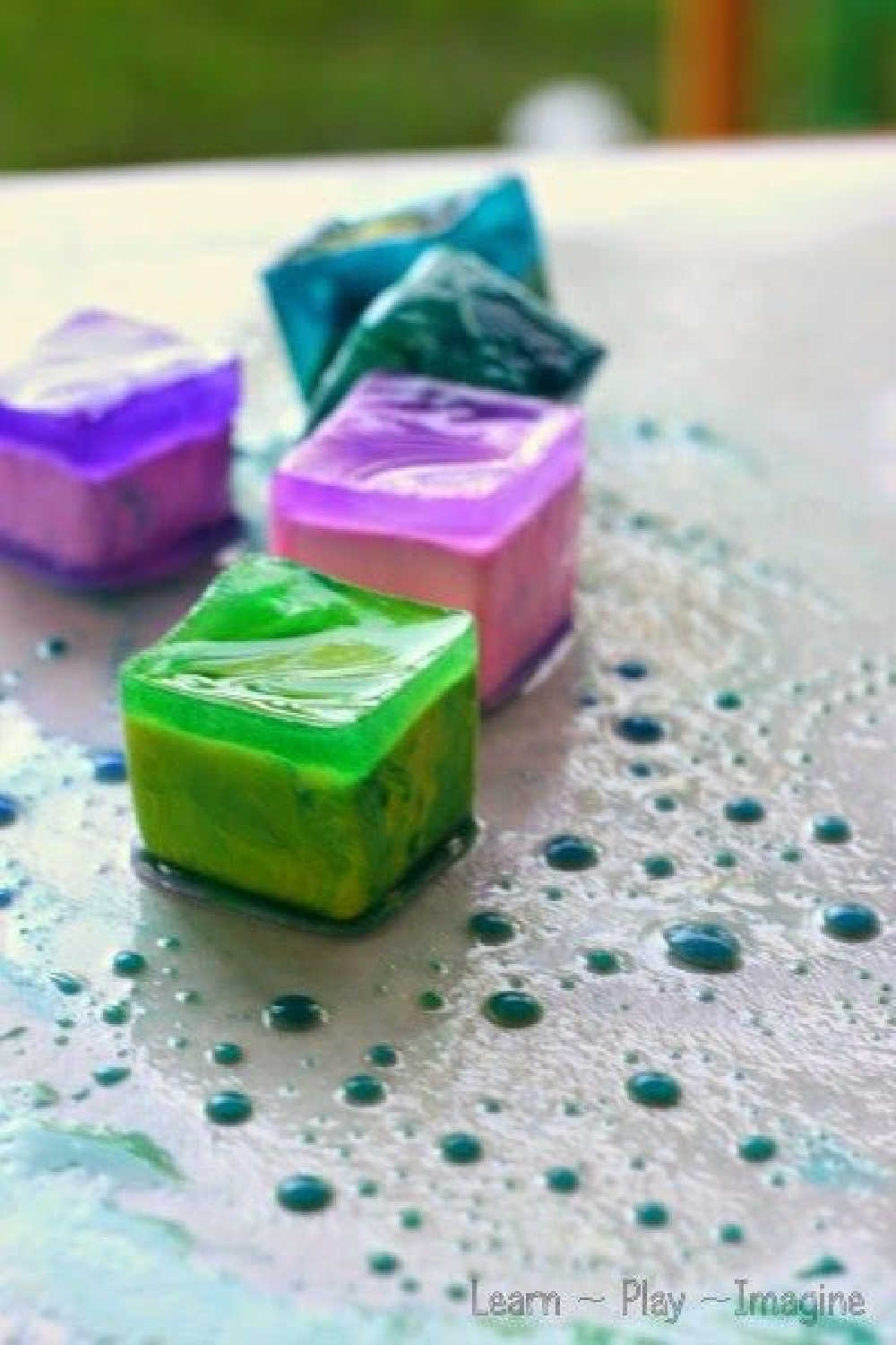 Ice chalk paint