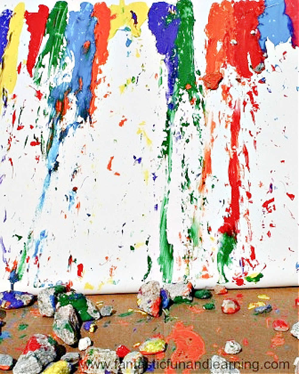 Outdoor painting idea for kids