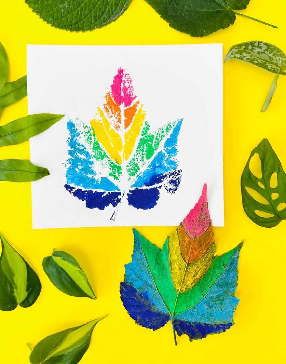 Leaf Painting Ideas For Kids