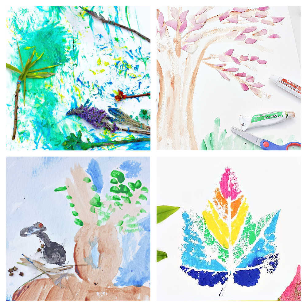 Outdoor Painting Ideas For Kids - Nature Painting