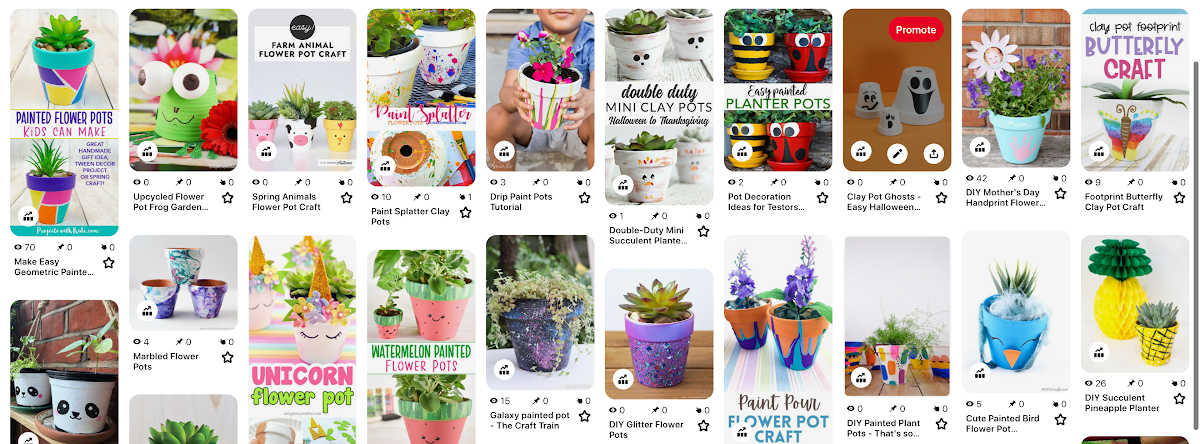 Plant Pot Painting Ideas For Kids