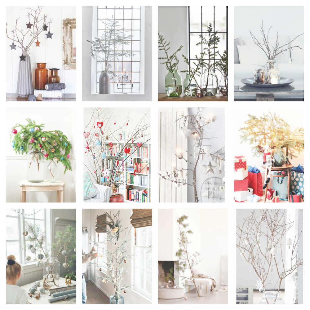 DIY Christmas Trees From Branches Twigs And Cuttings
