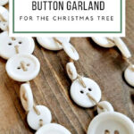Homemade Christmas Ornaments - Button Garland