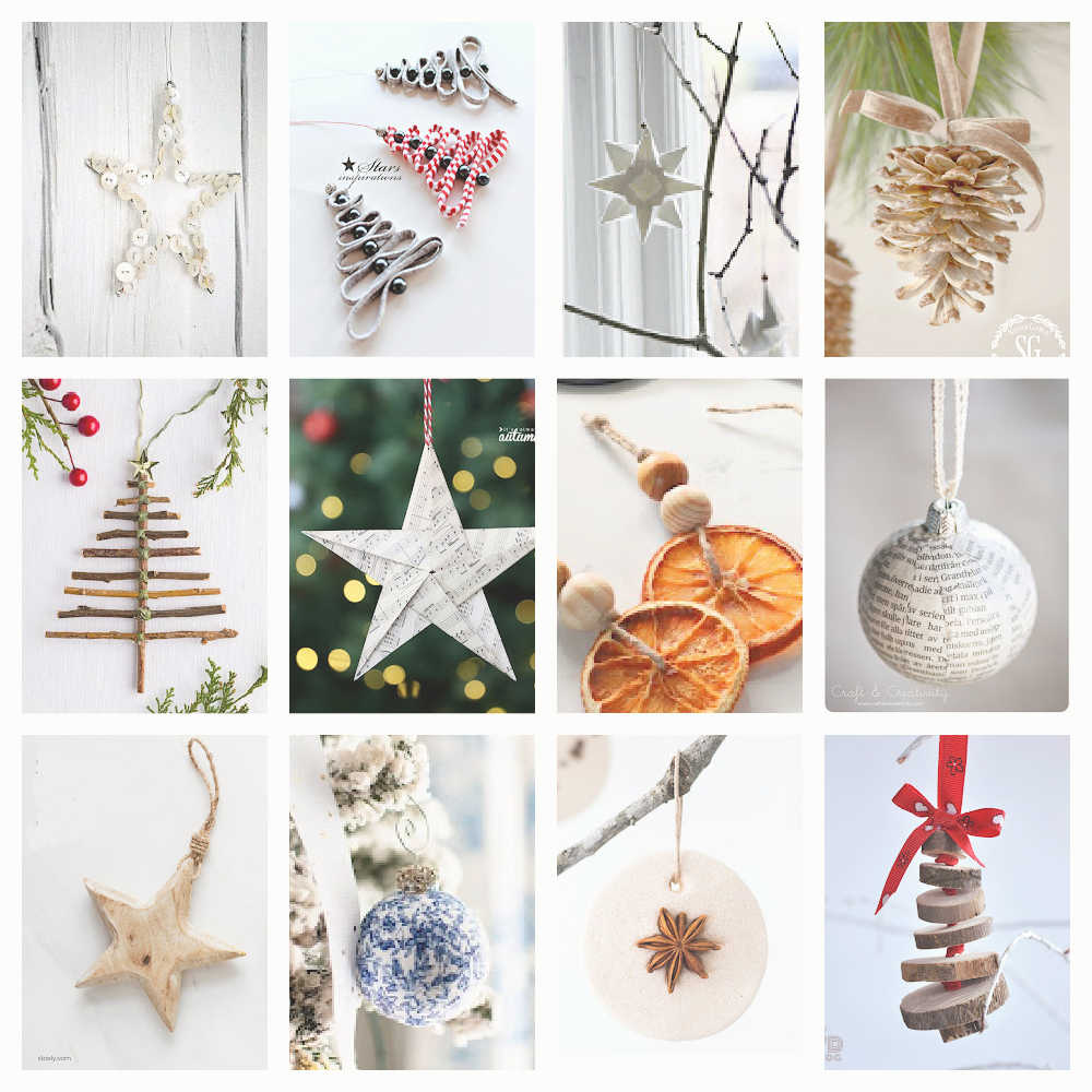 Wood & Ceramic DIY Christmas Ornaments