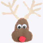 Potato Print Christmas Cards - Rudolf Reindeers