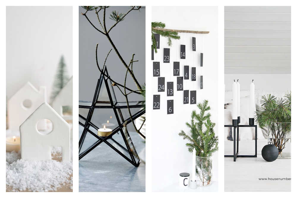 Simple Minimalist Christmas Centrepieces And Features