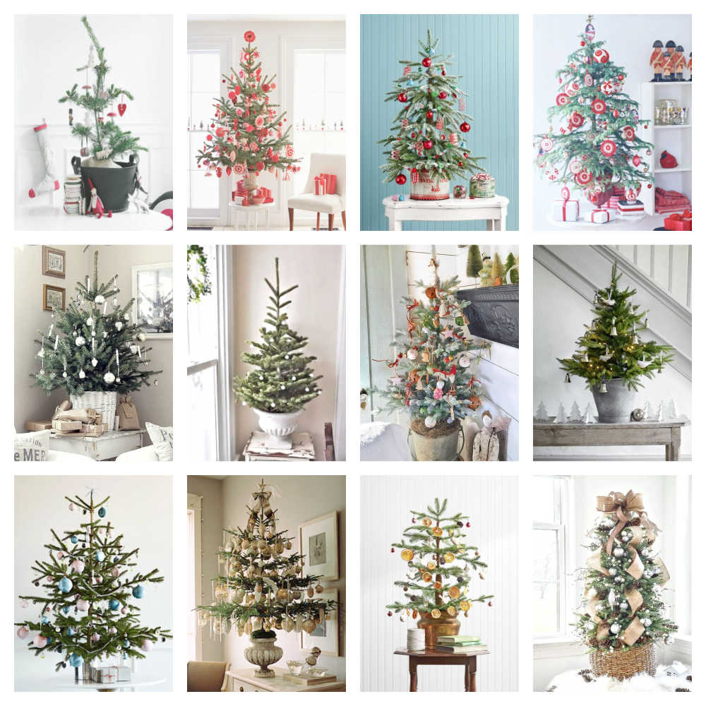 Table Top Christmas Tree Ideas