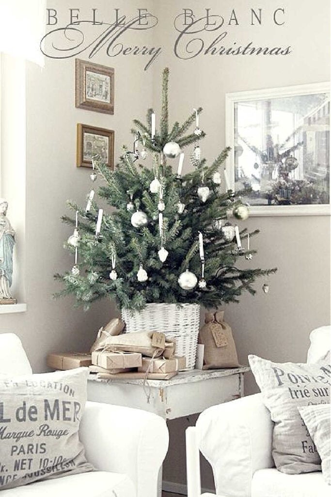 Table Top Christmas Tree Ideas With Gifts