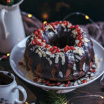 Best Christmas Cake Recipe For Chocolate Bundt With Pomegranate and Almonds
