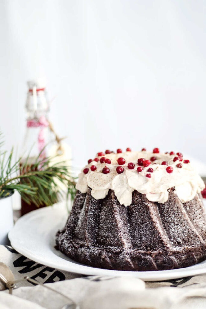 Best Christmas Cake Recipe For Spicy Chocolate Bundt With Ginger Frosting