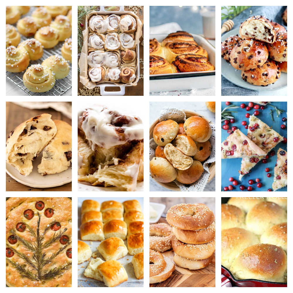 Christmas Breakfast Bread Rolls And Buns