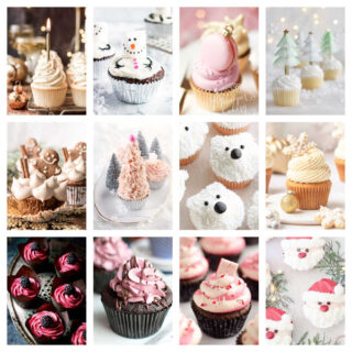Christmas Cupcake Flavours Designs And Decorations