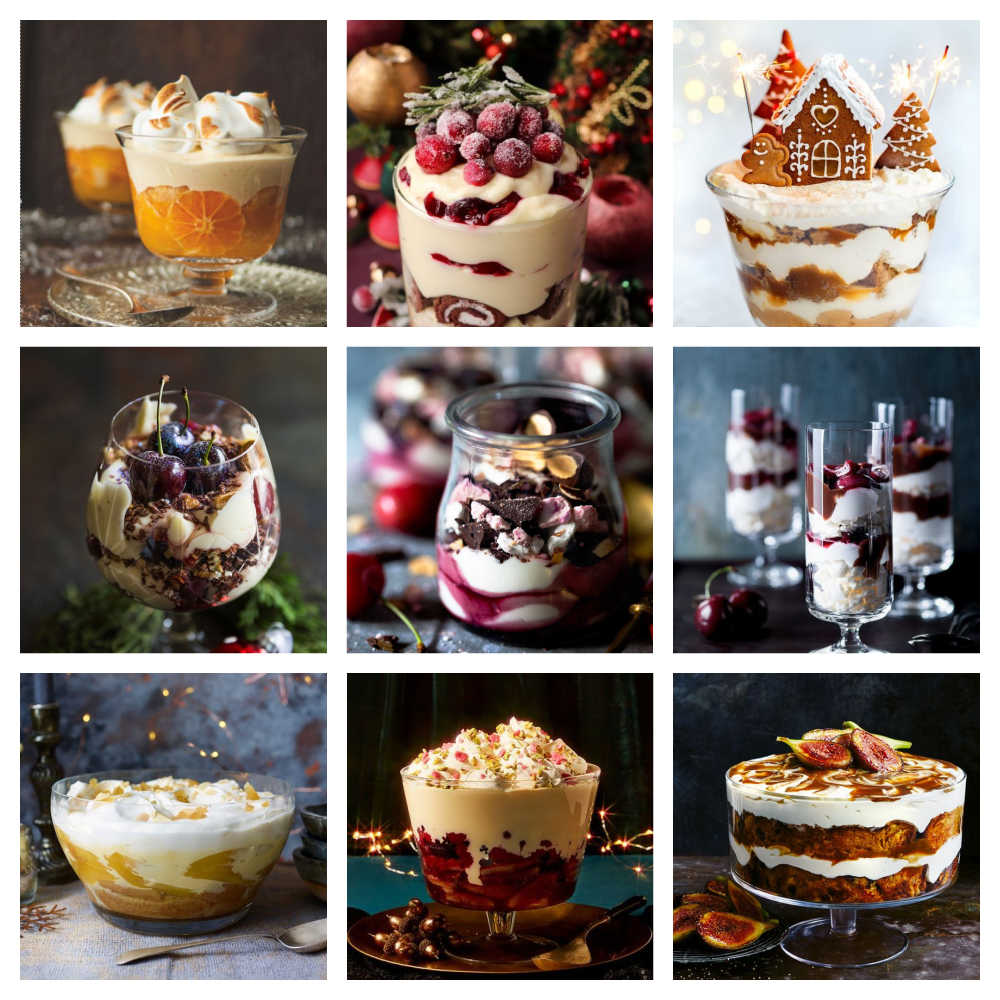Classic Christmas Desserts -Trifle & Mess Recipes