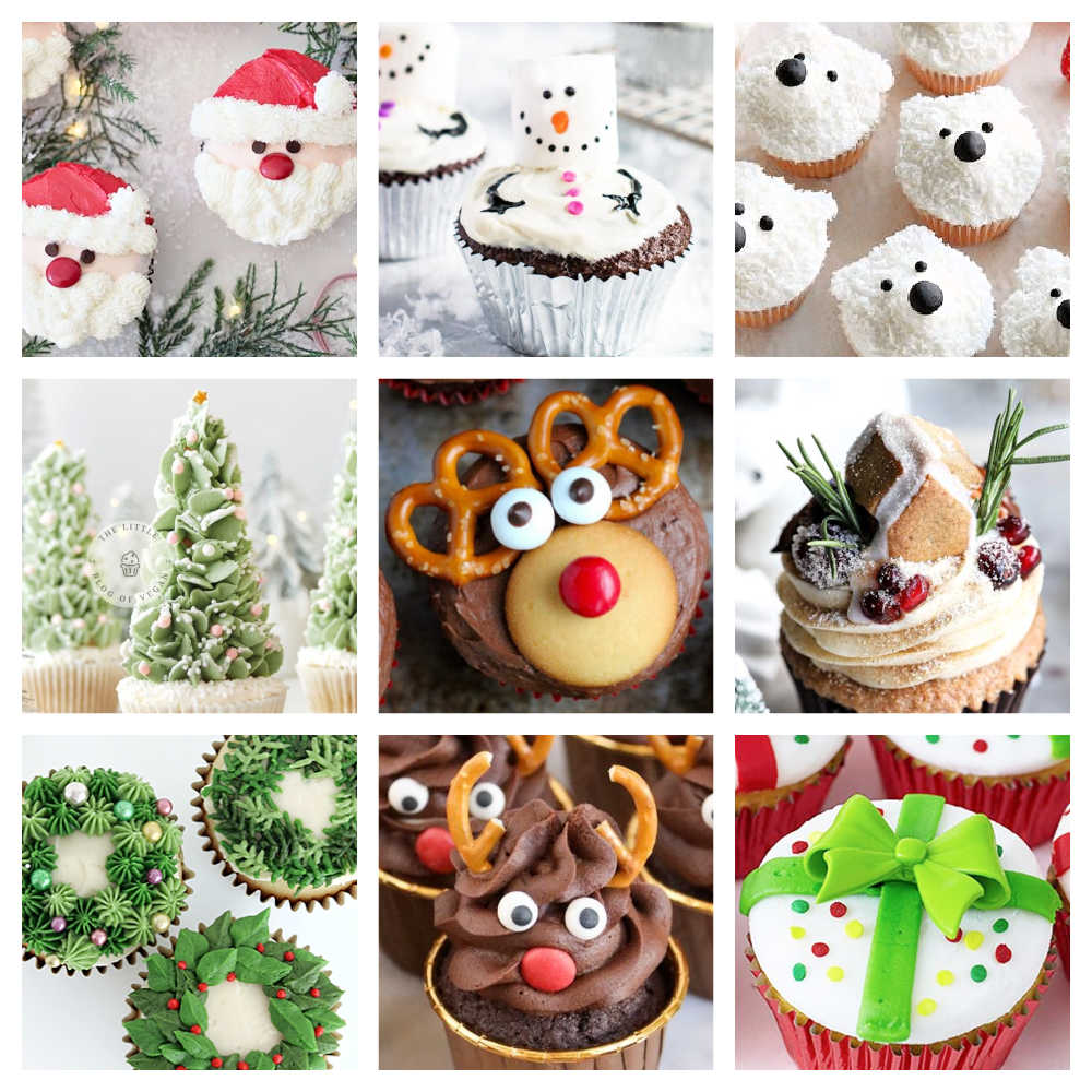 Cute Christmas Cupcake Decorations For Kids