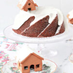 Gingerbread House Christmas Bundt Cake