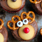 Rudolf Christmas Cupcake Decorations