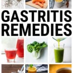 Collage of remedies for gastritis