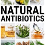 Collage of natural antibiotics