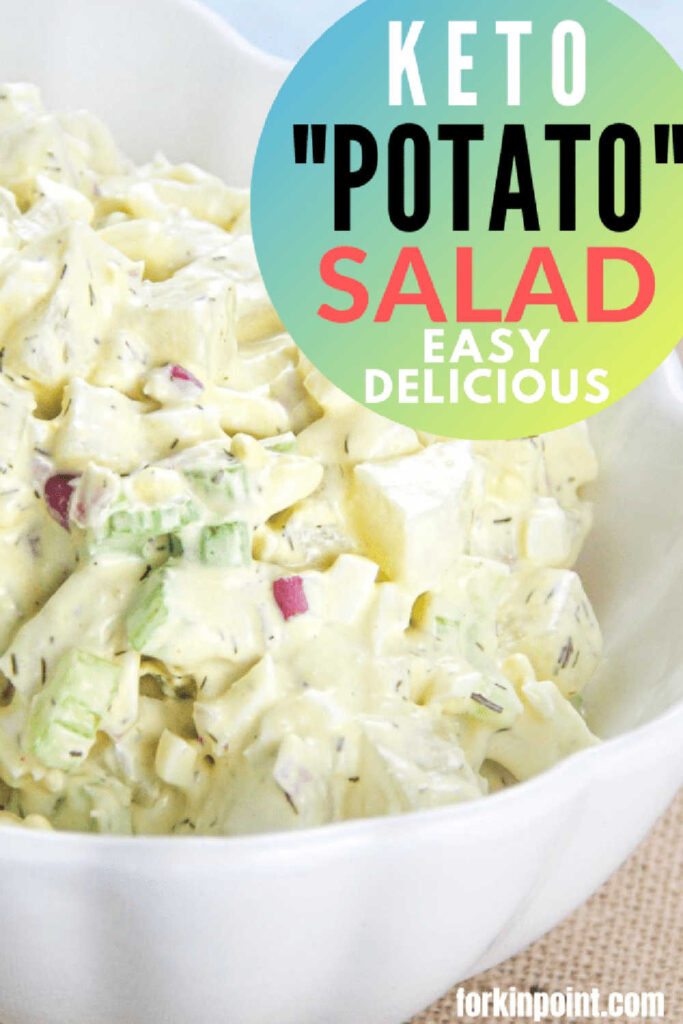 Low Carb Keto Potato Salad With Turnips