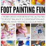 Foot Painting Art Ideas For Kids
