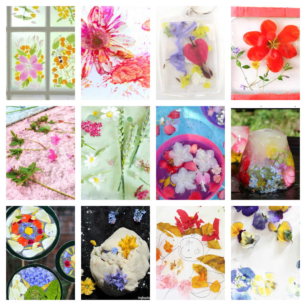 Fun Backyard Activities For Kids - Flower Crafts