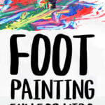 Child foot painting
