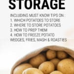 Sack of potatoes