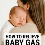 Baby sleeping on mother's shoulder