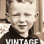 Cute vintage style photo of a young boy