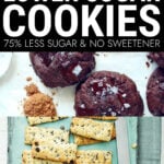 Collage of homemade cookies.