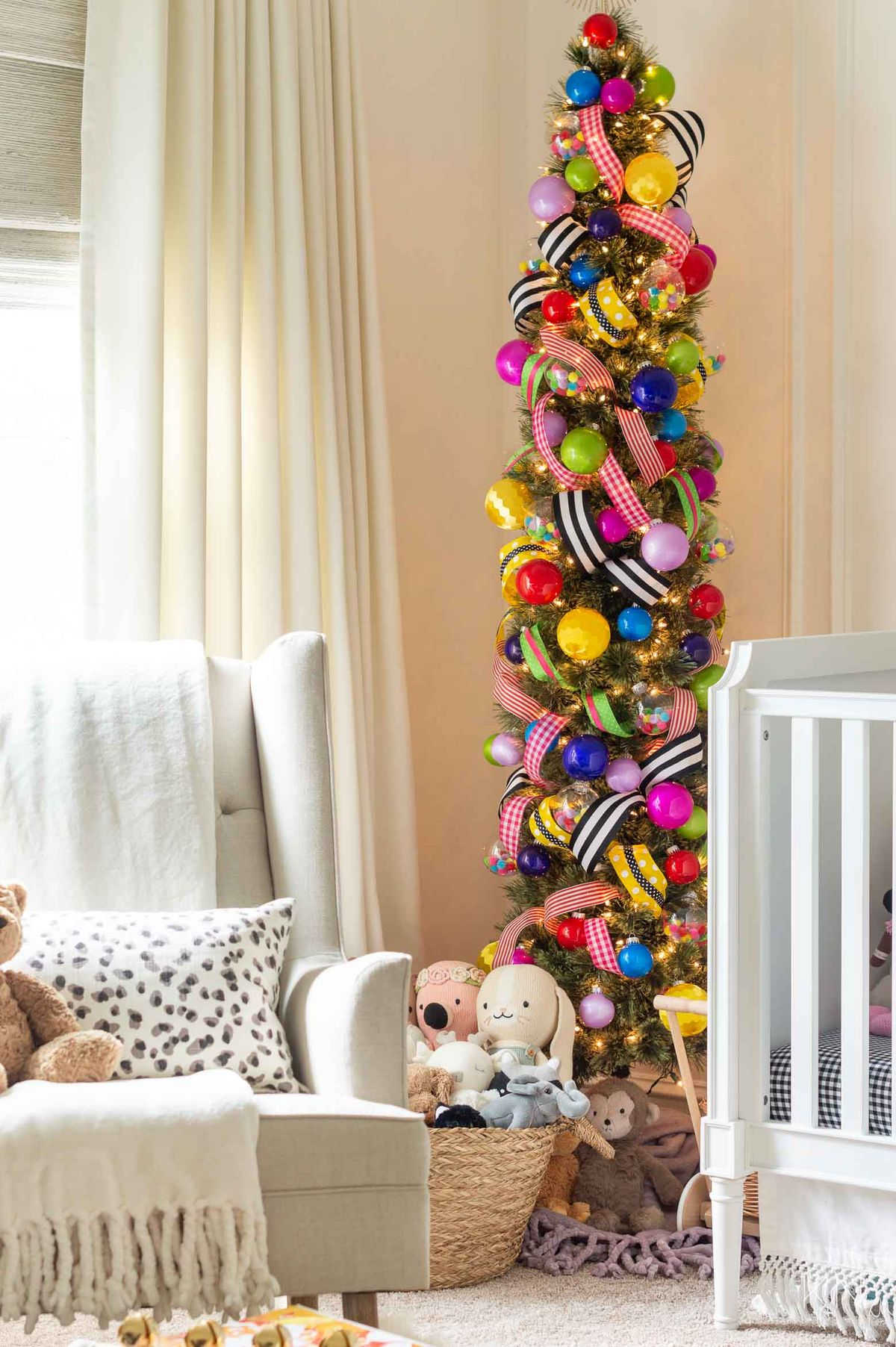 Skinny Christmas Tree Decor