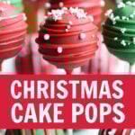 Christmas cake pops
