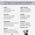 Infographic declutter checklist