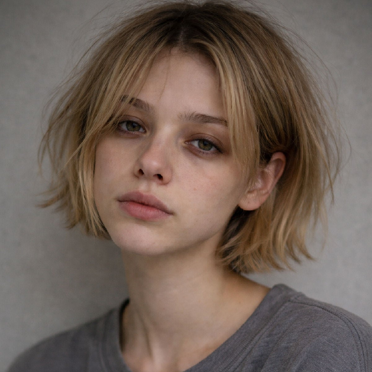 Tired young woman