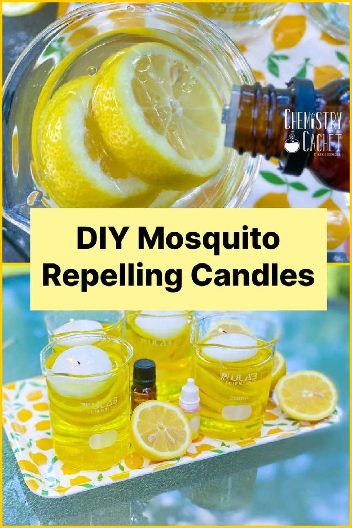 DIY Mosquito Repelling Candles