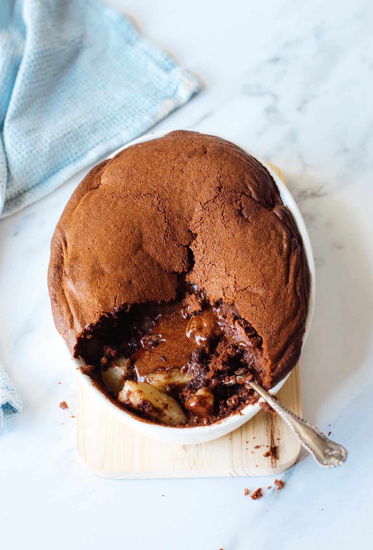 Chocolate Pear Pudding