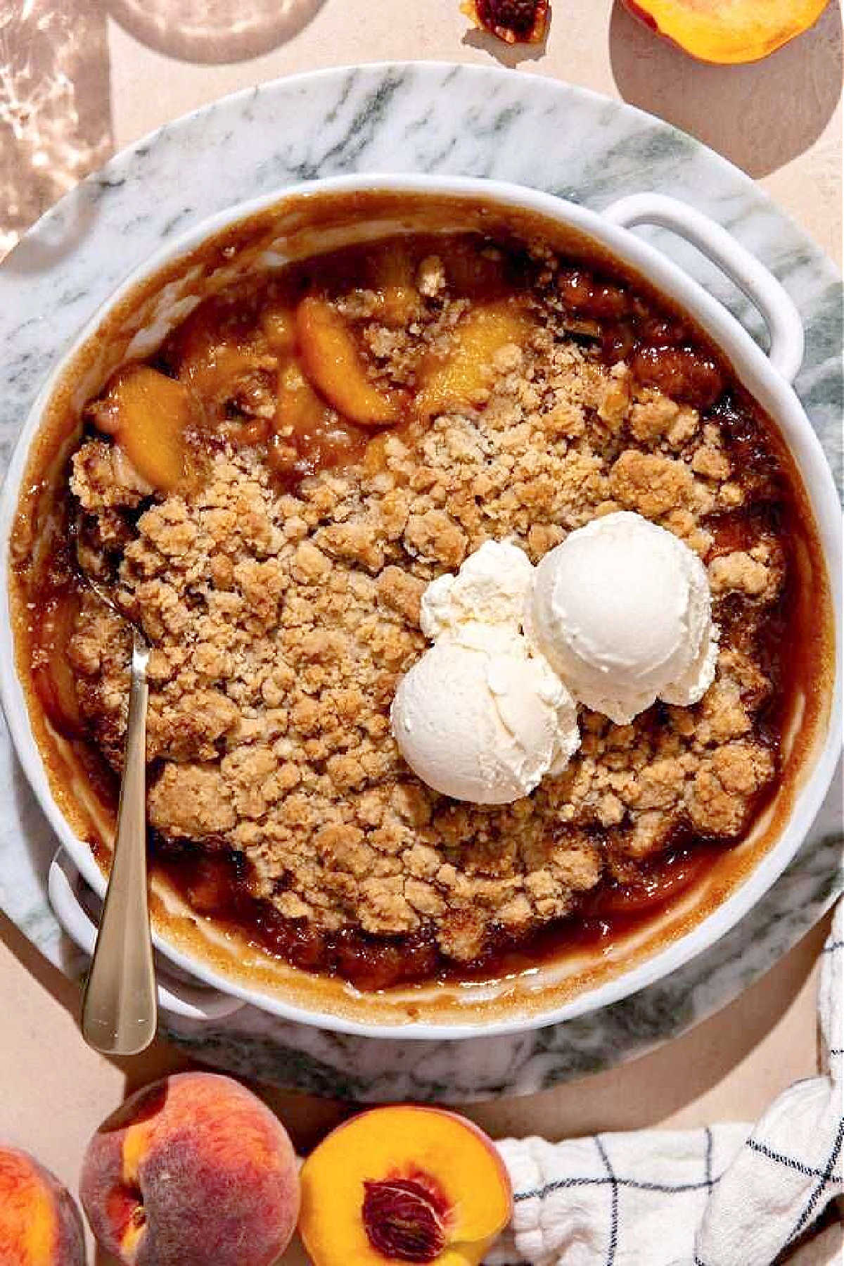 Peach Crumble