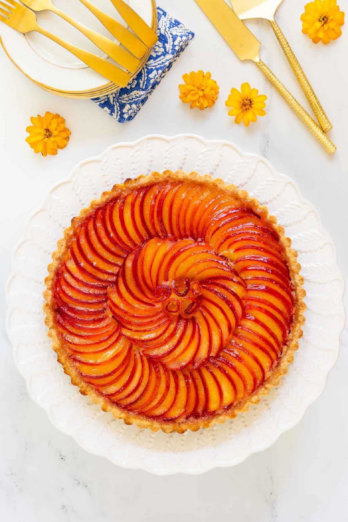 French Almond Plum Tart