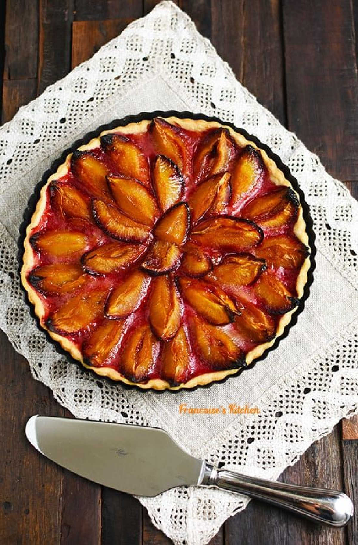French Plum Tart