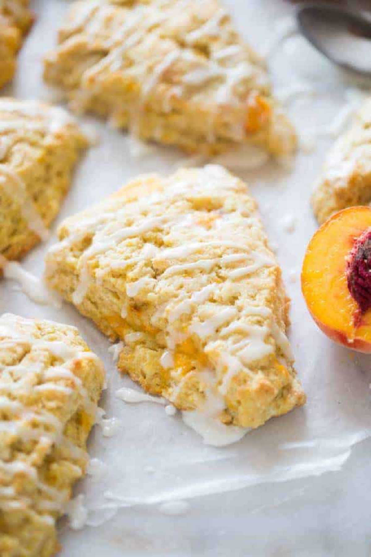 Peach scones
