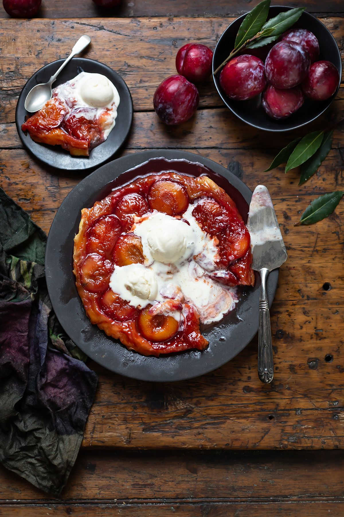 Plum Tarte Tatin