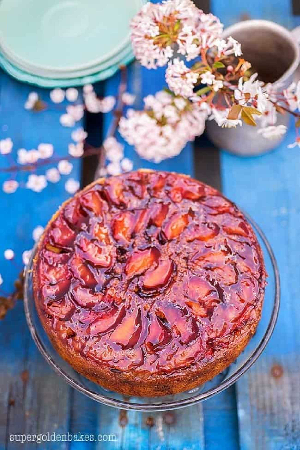 Plum Upside Down Cake