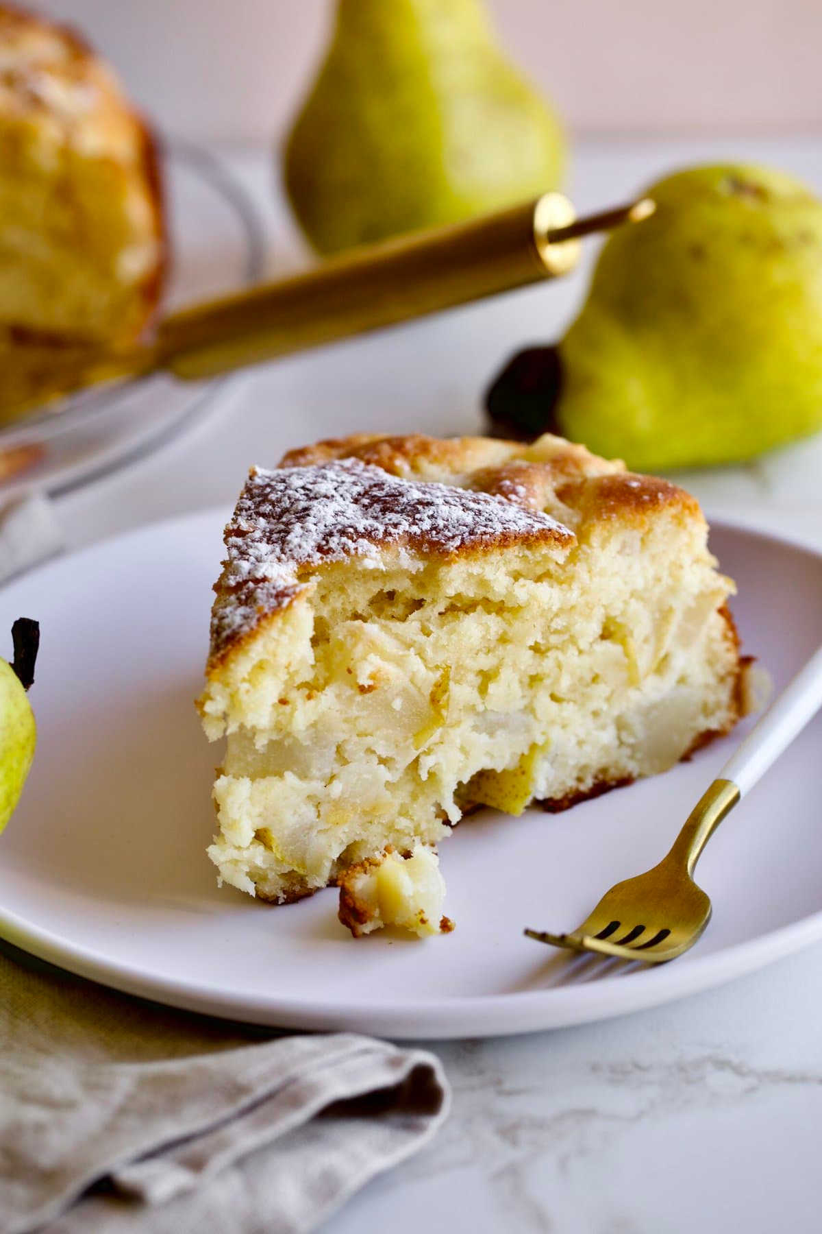 Easy Italian Pear Cake